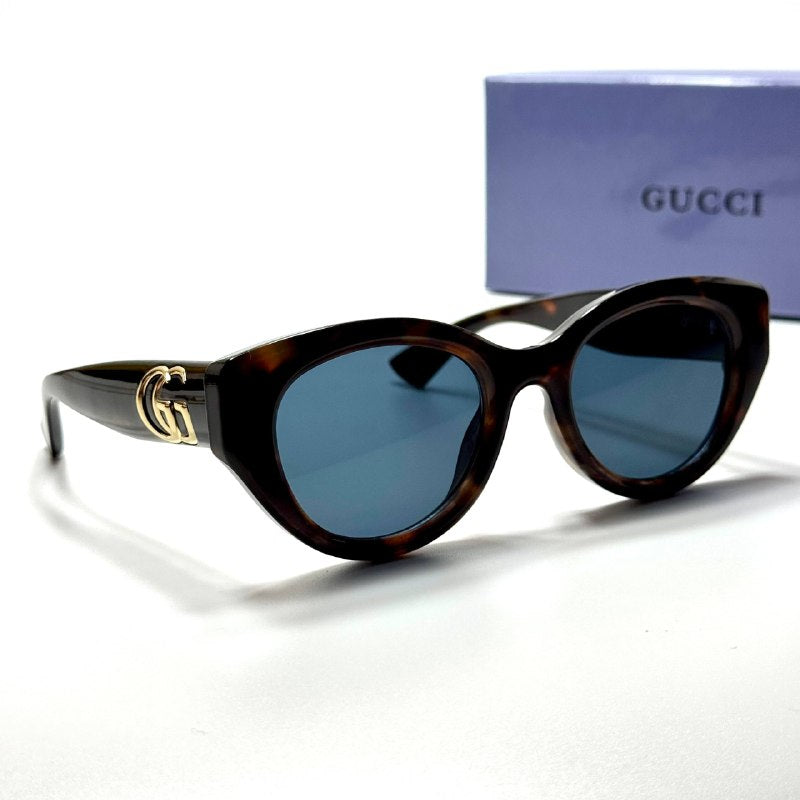 Gucci Cat-Eye GG1421S – Tortoise Blue