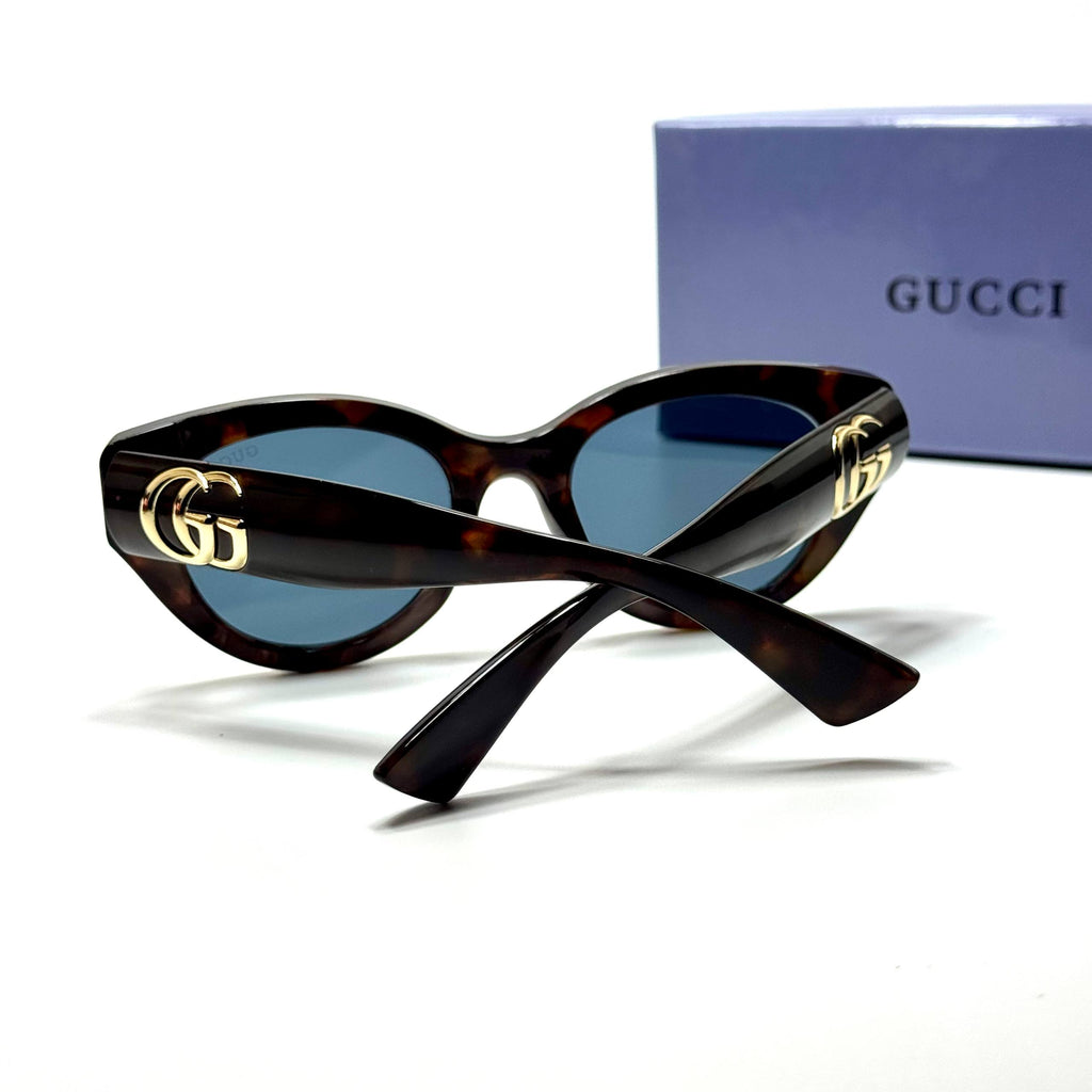 Gucci Cat-Eye GG1421S – Tortoise Blue