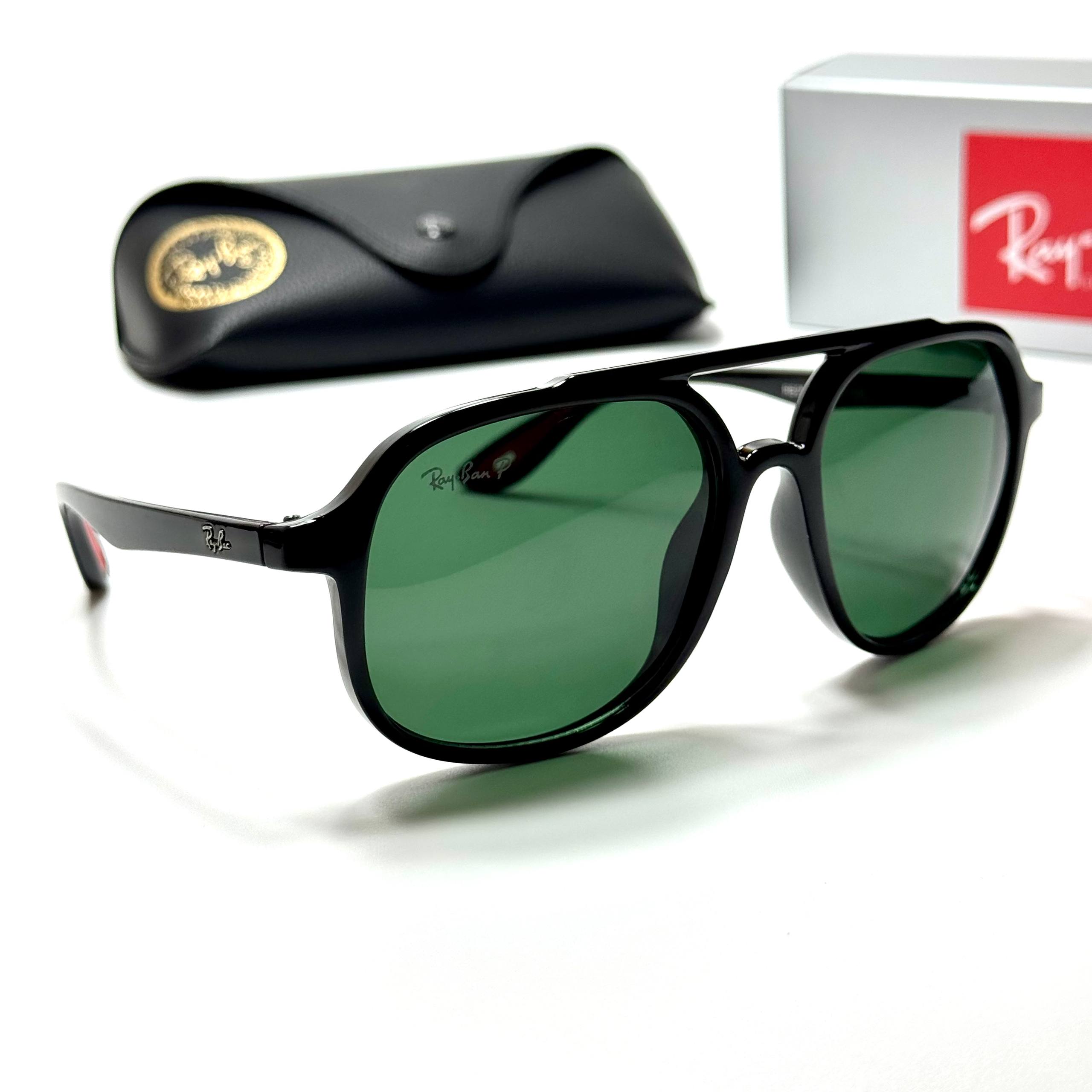 Ray-Ban Ferrari Aviator RB4284M – Black Green