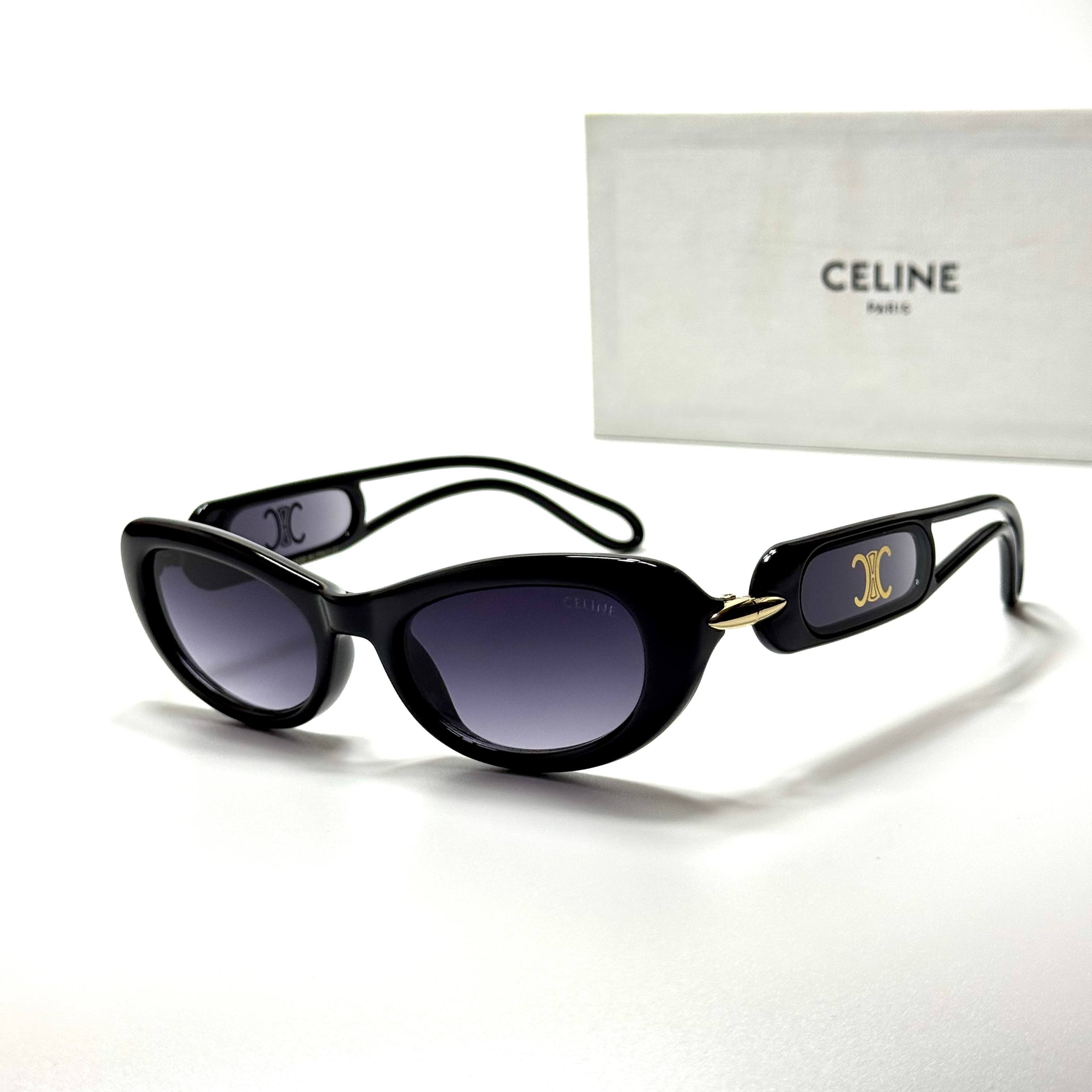 Celine Oval CL40276U – Black Purple Gradient