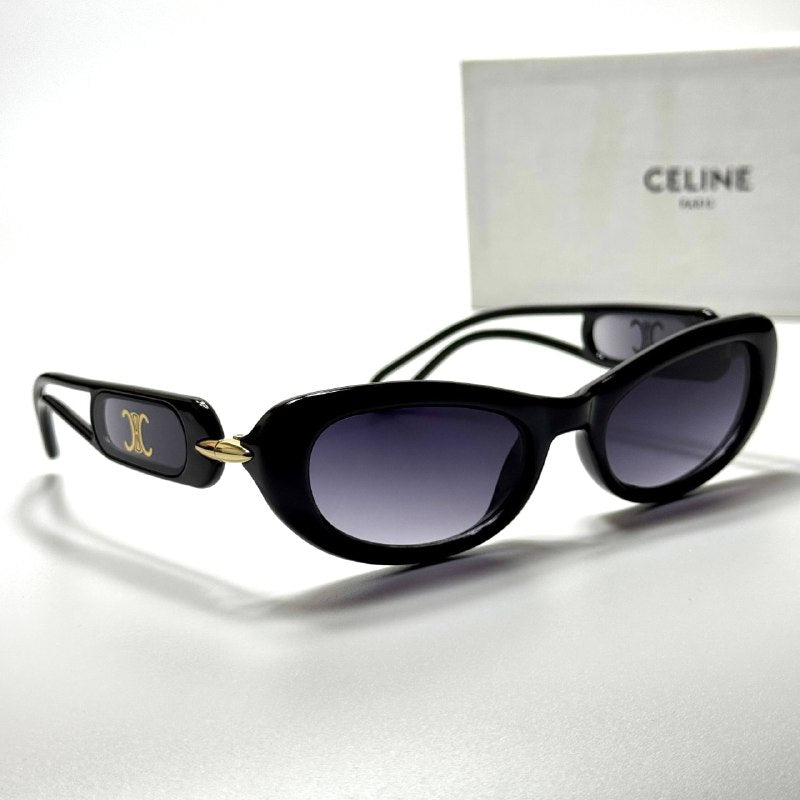 Celine Oval CL40276U – Black Purple Gradient