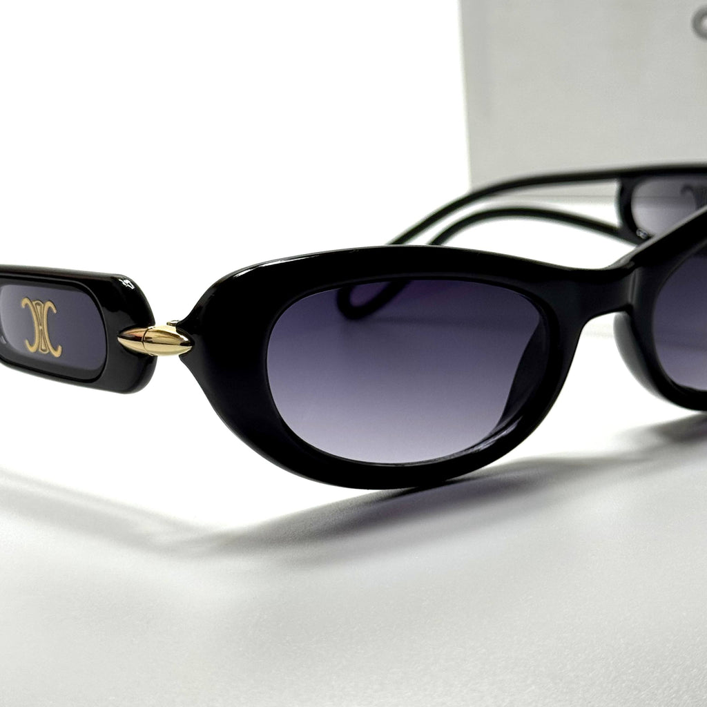 Celine Oval CL40276U – Black Purple Gradient