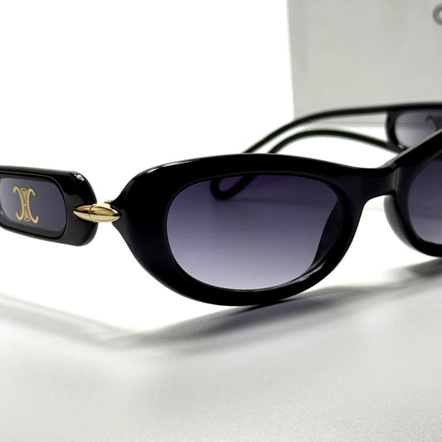 Celine Oval CL40276U – Black Purple Gradient