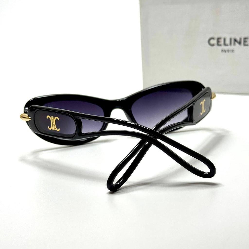 Celine Oval CL40276U – Black Purple Gradient