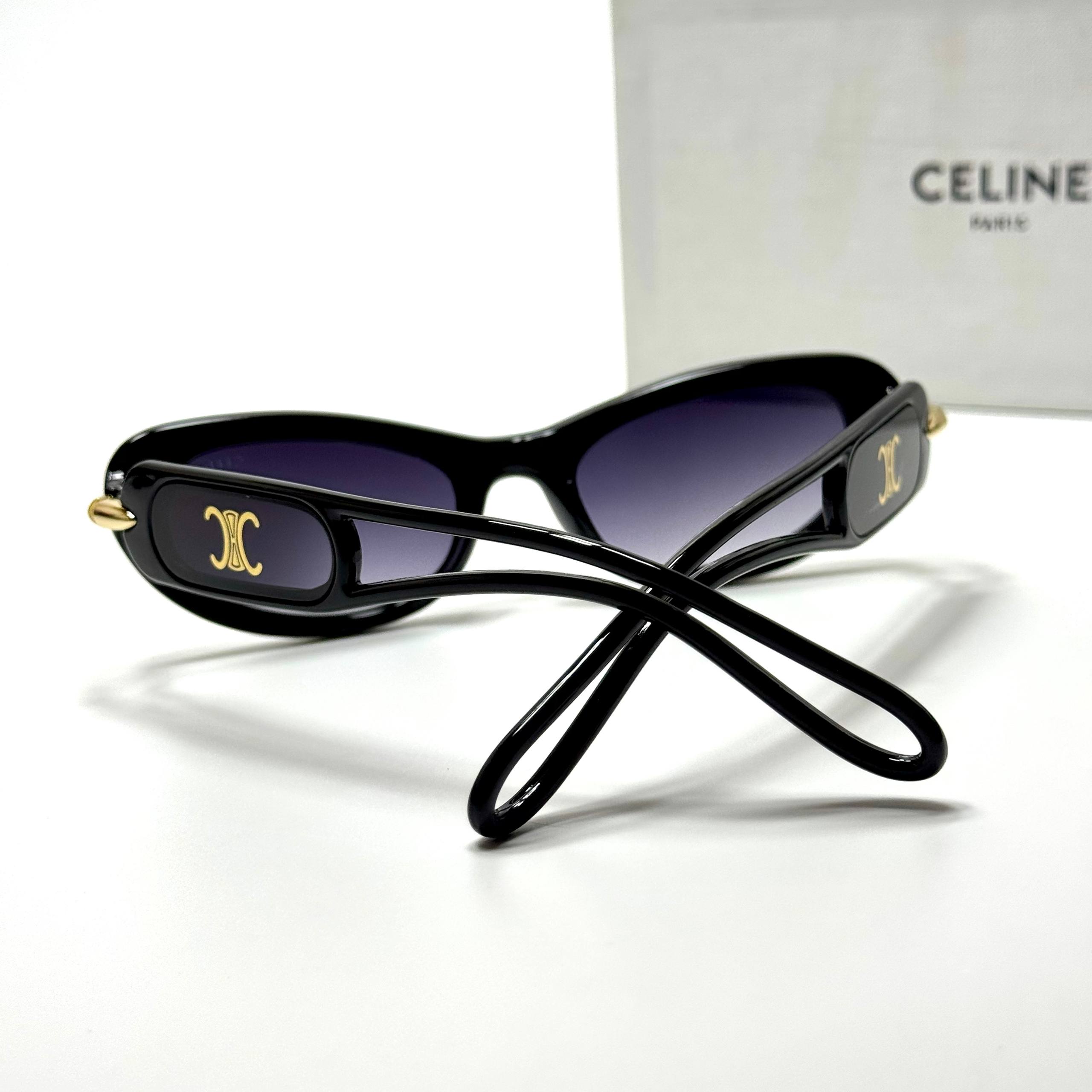 Celine Oval CL40276U – Black Purple Gradient