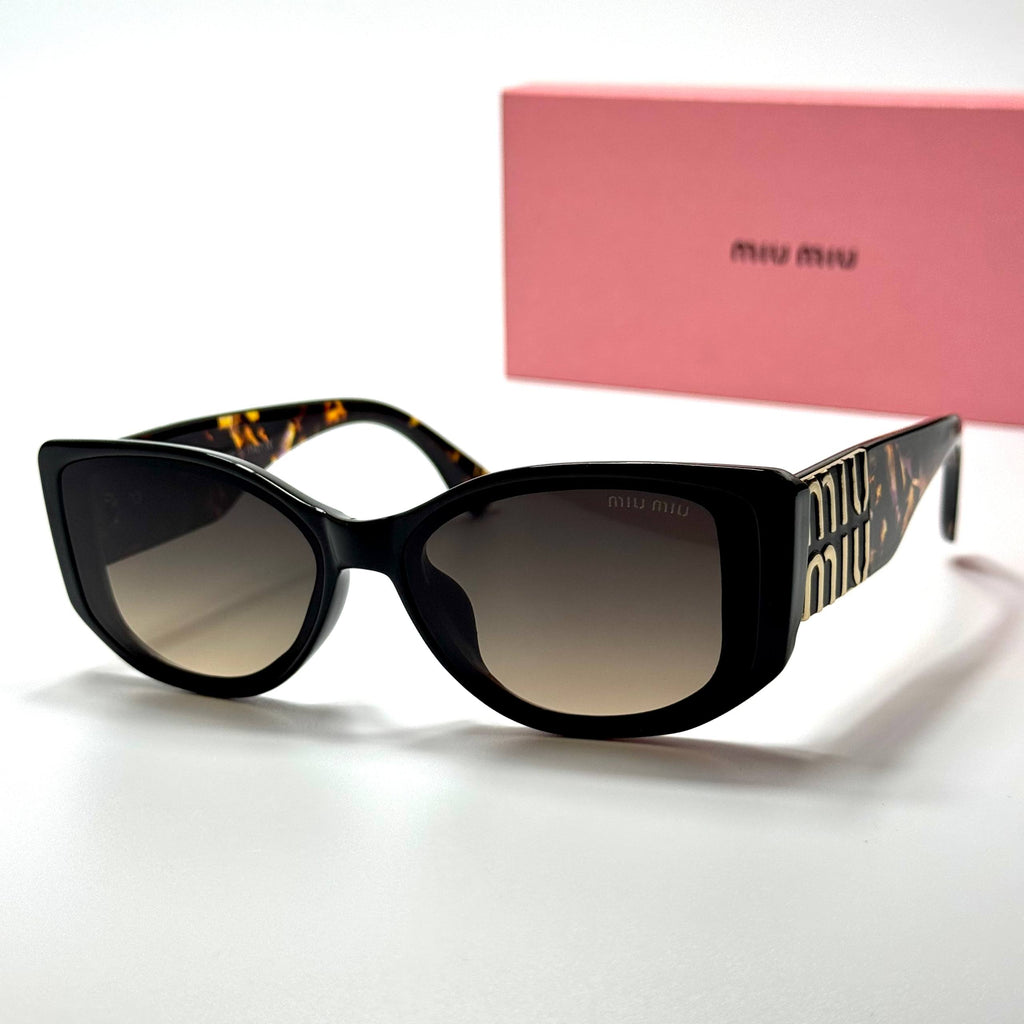 Miu Miu MU11ZS – Black Brown Gradient
