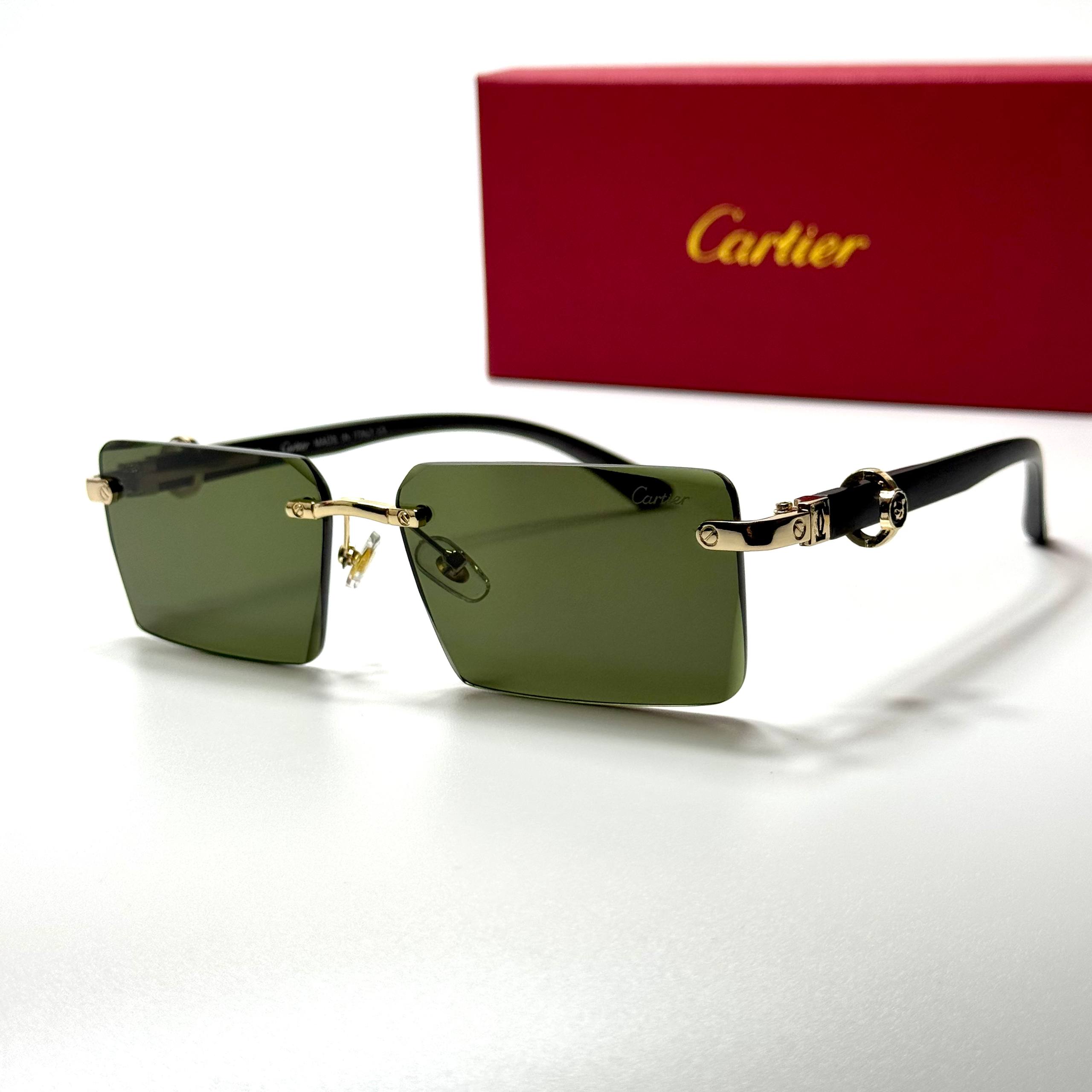 Cartier Rimless CT0432S – Gold Green