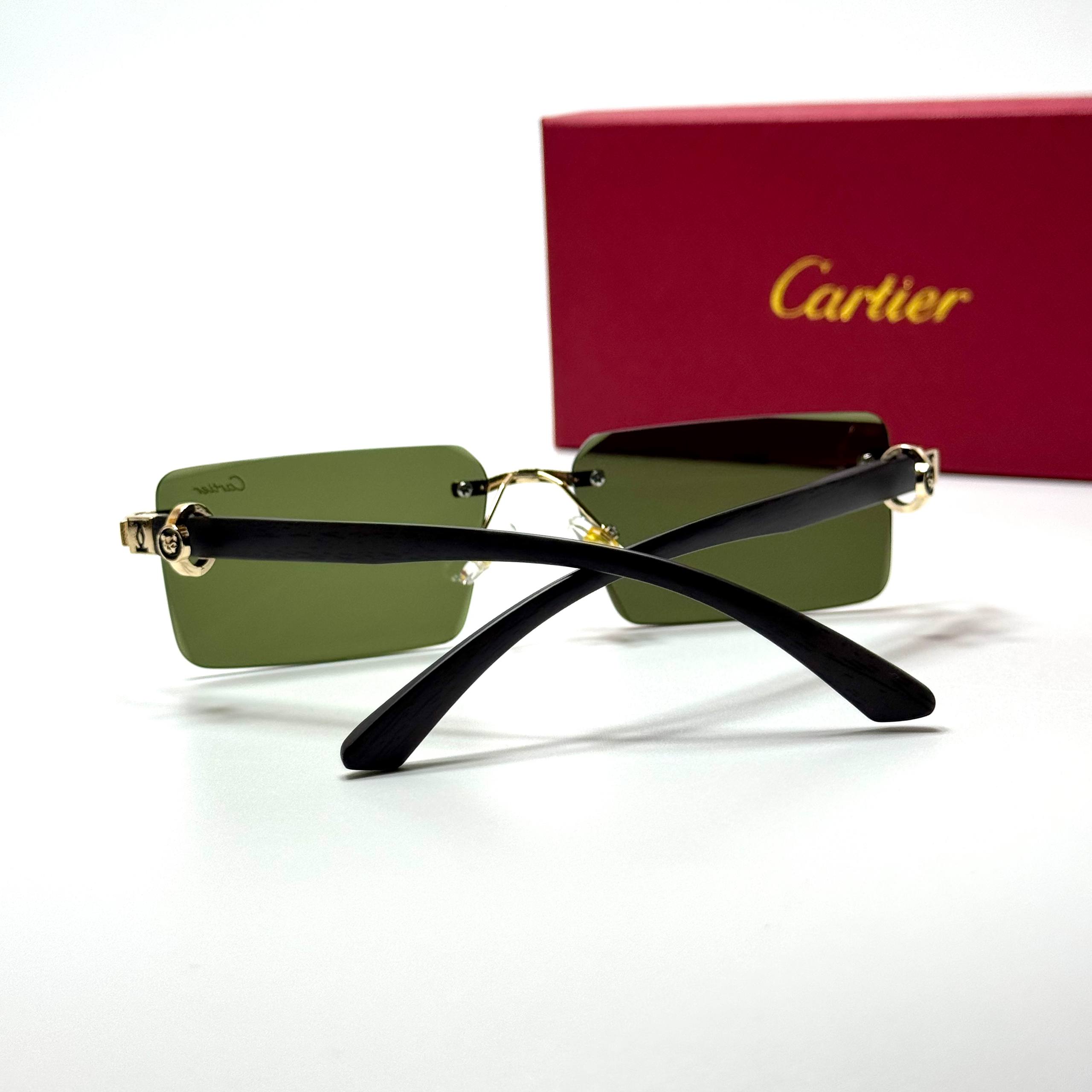 Cartier Rimless CT0432S – Gold Green