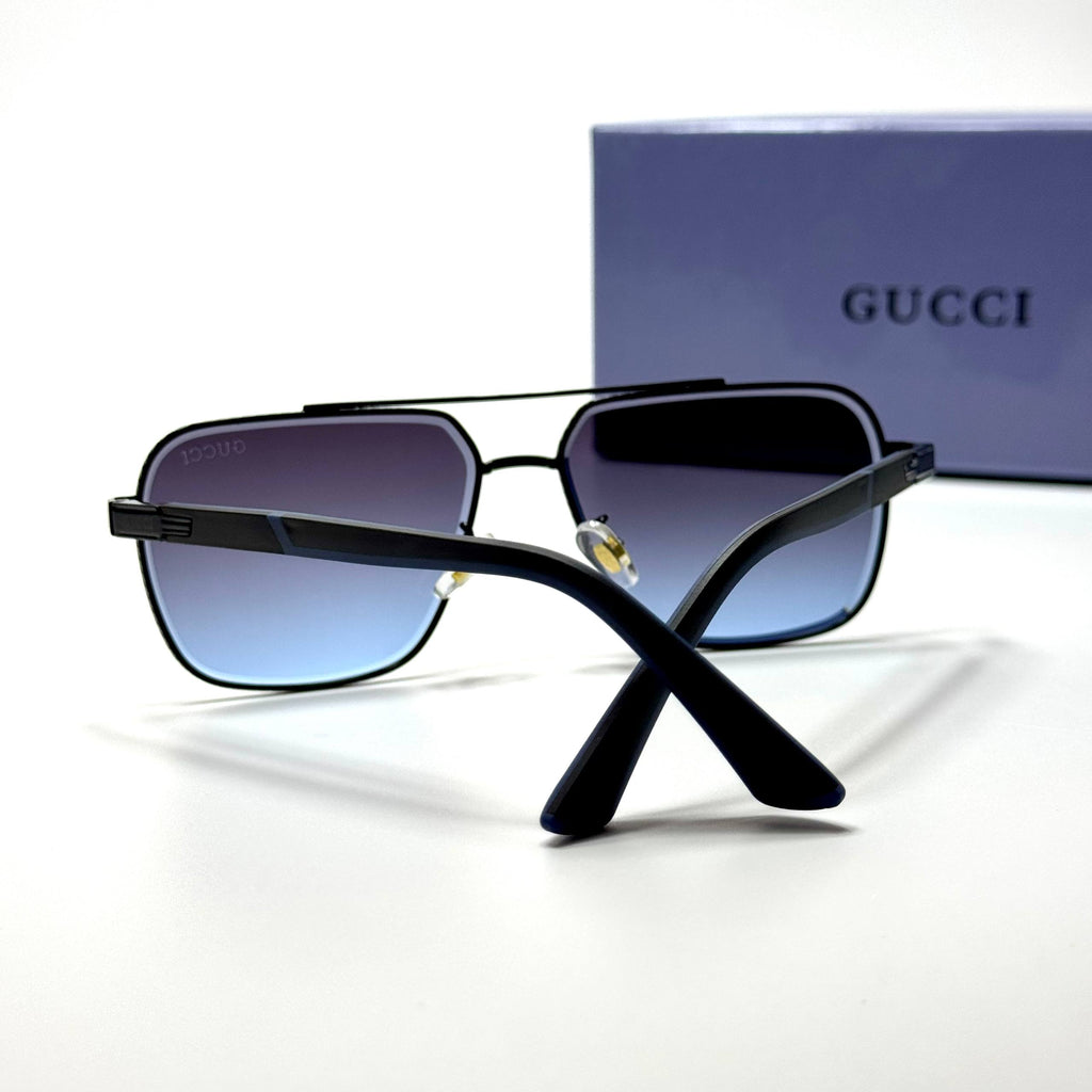Gucci Square GG1221S – Black Blue Gradient