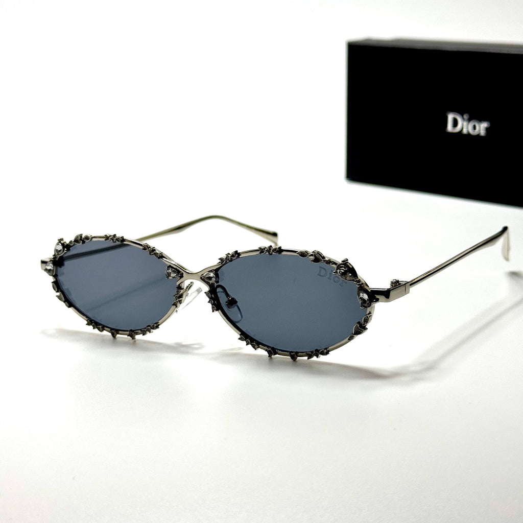 Dior Oval CD4012 – Silver Black