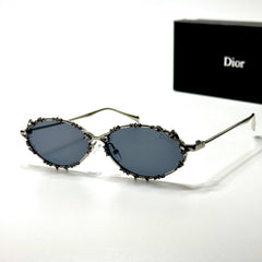 Dior Oval CD4012 – Silver Black
