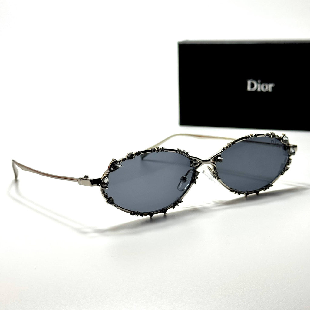 Dior Oval CD4012 – Silver Black