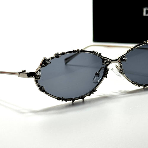 Dior Oval CD4012 – Silver Black