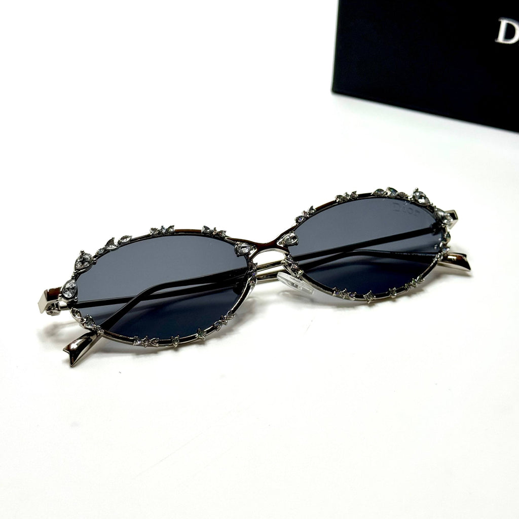 Dior Oval CD4012 – Silver Black