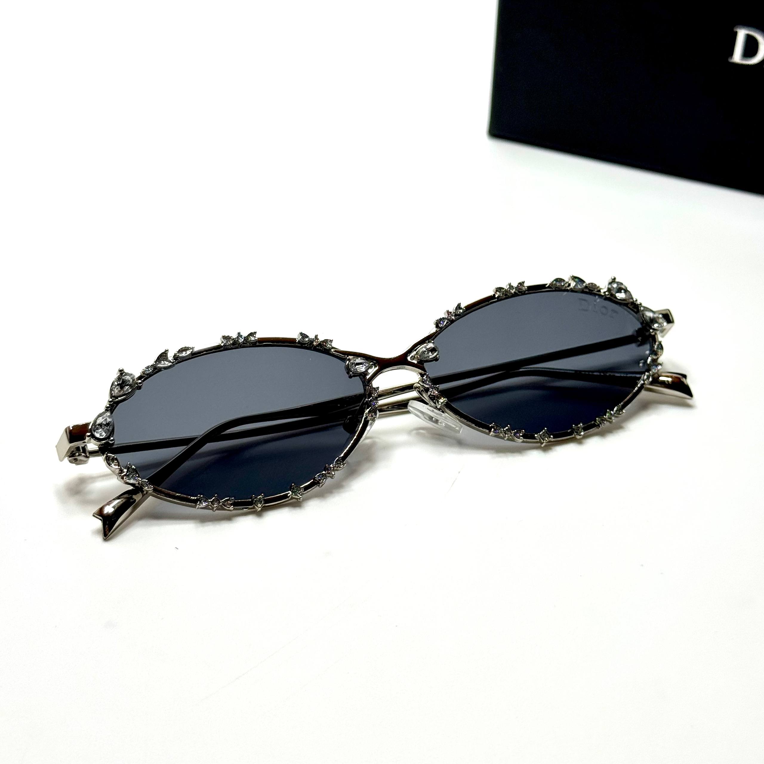Dior Oval CD4012 – Silver Black