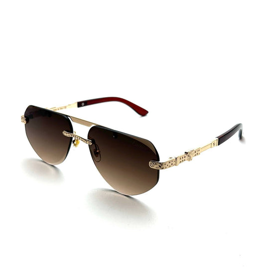 Cartier CT0364S – Gold / Brown Gradient