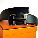 Hermès H Constance Belt – Black Gold