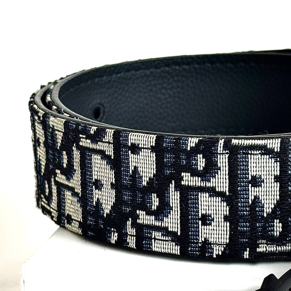 Dior CD Buckle Oblique Belt – Black