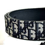 Dior CD Buckle Oblique Belt – Black