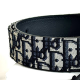 Dior CD Buckle Oblique Belt – Black