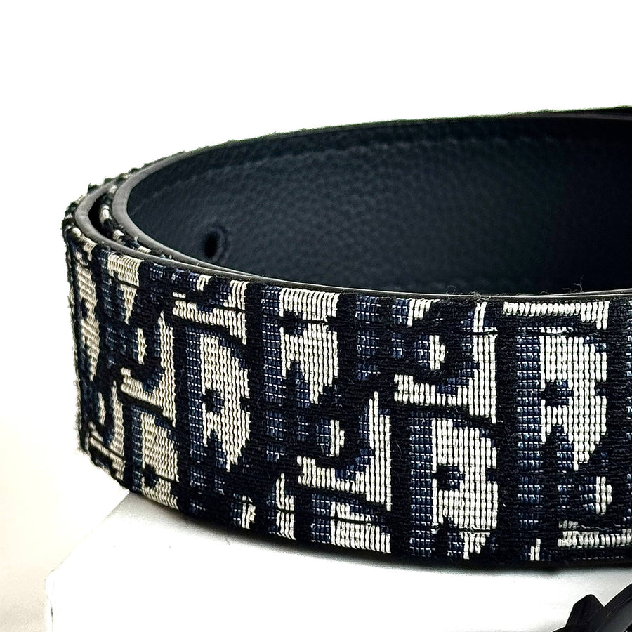 Dior CD Buckle Oblique Belt – Black