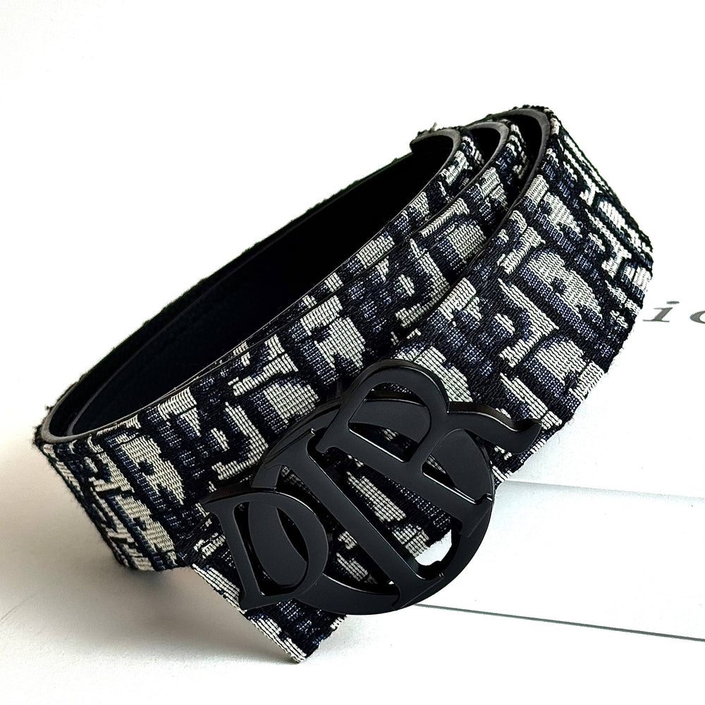 Dior CD Buckle Oblique Belt – Black