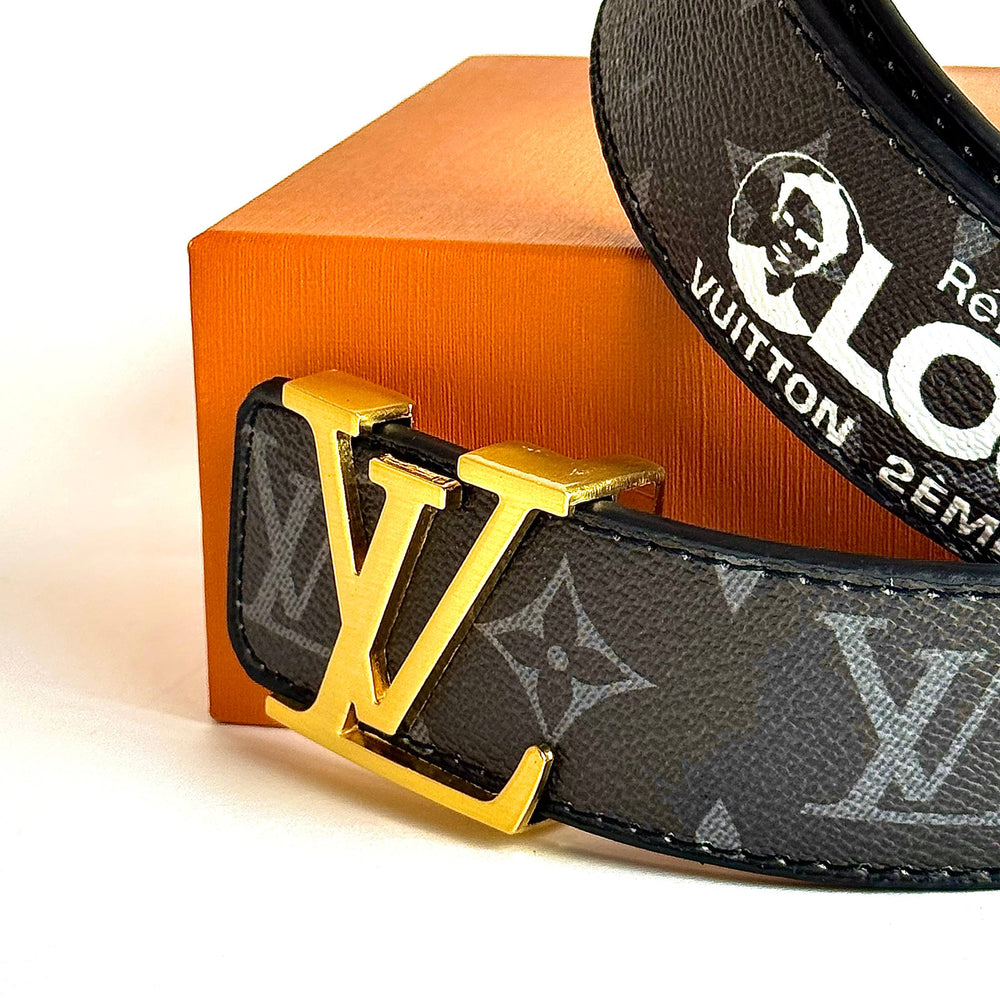 LV Initiales Belt – Gold Eclipse