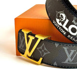 LV Initiales Belt – Gold Eclipse