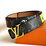 LV Initiales Belt – Gold Eclipse