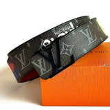 LV Initiales Belt – Black Eclipse