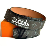 LV Initiales Belt – Black Eclipse