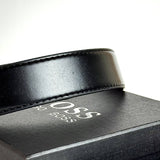 Hugo Boss Reversible Belt – Silver Dark Brown