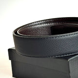 Montblanc Reversible Belt – Silver Dark Brown