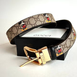 Gucci x Disney Mickey Mouse Belt – Beige / Gold