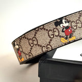 Gucci x Disney Mickey Mouse Belt – Beige / Gold