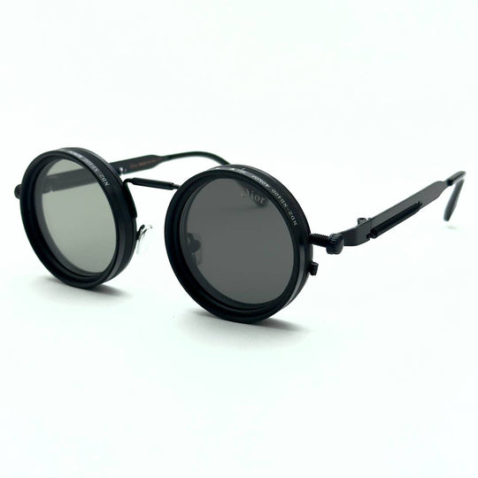 Adjustable Rotating Trendy Sunglasses - Full Black