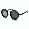 Adjustable Rotating Trendy Sunglasses - Full Black