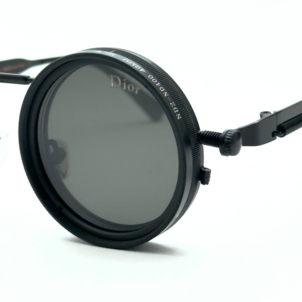 Adjustable Rotating Trendy Sunglasses - Full Black