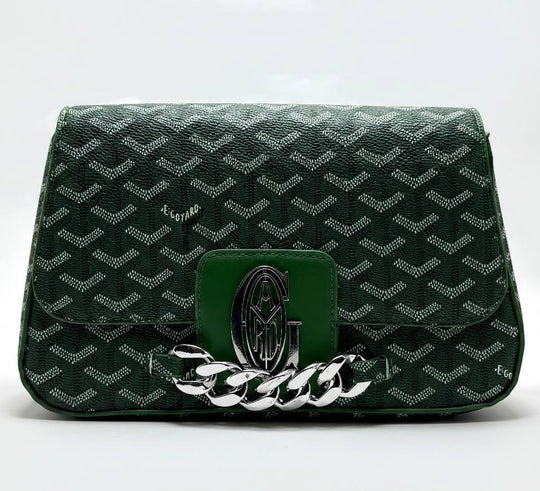 Goyard Chain Bag – Green