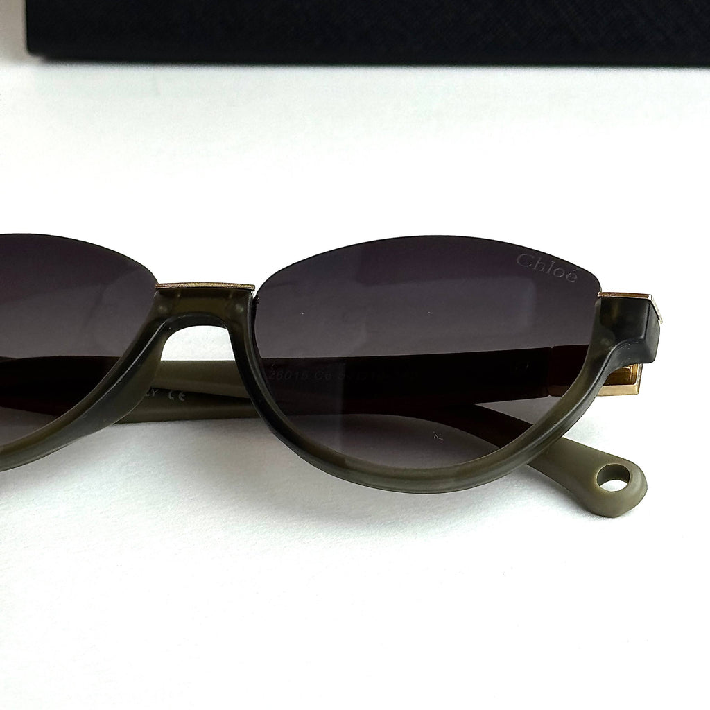 Chloe CH0235S – Olive Grey Gradient