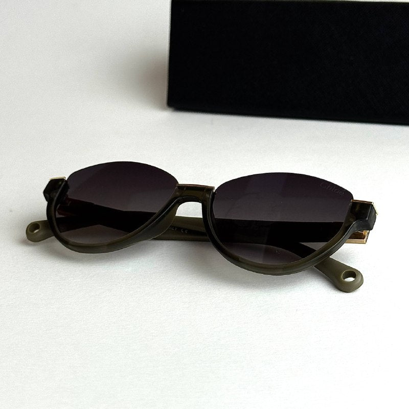 Chloe CH0235S – Olive Grey Gradient