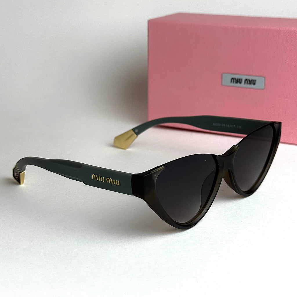 Miu Miu SMUQ9 –  Olive Green Black Gradient