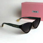Miu Miu SMUQ9 –  Olive Green Black Gradient