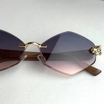 Cartier Rimless Prestige – Purple Gold Gradient