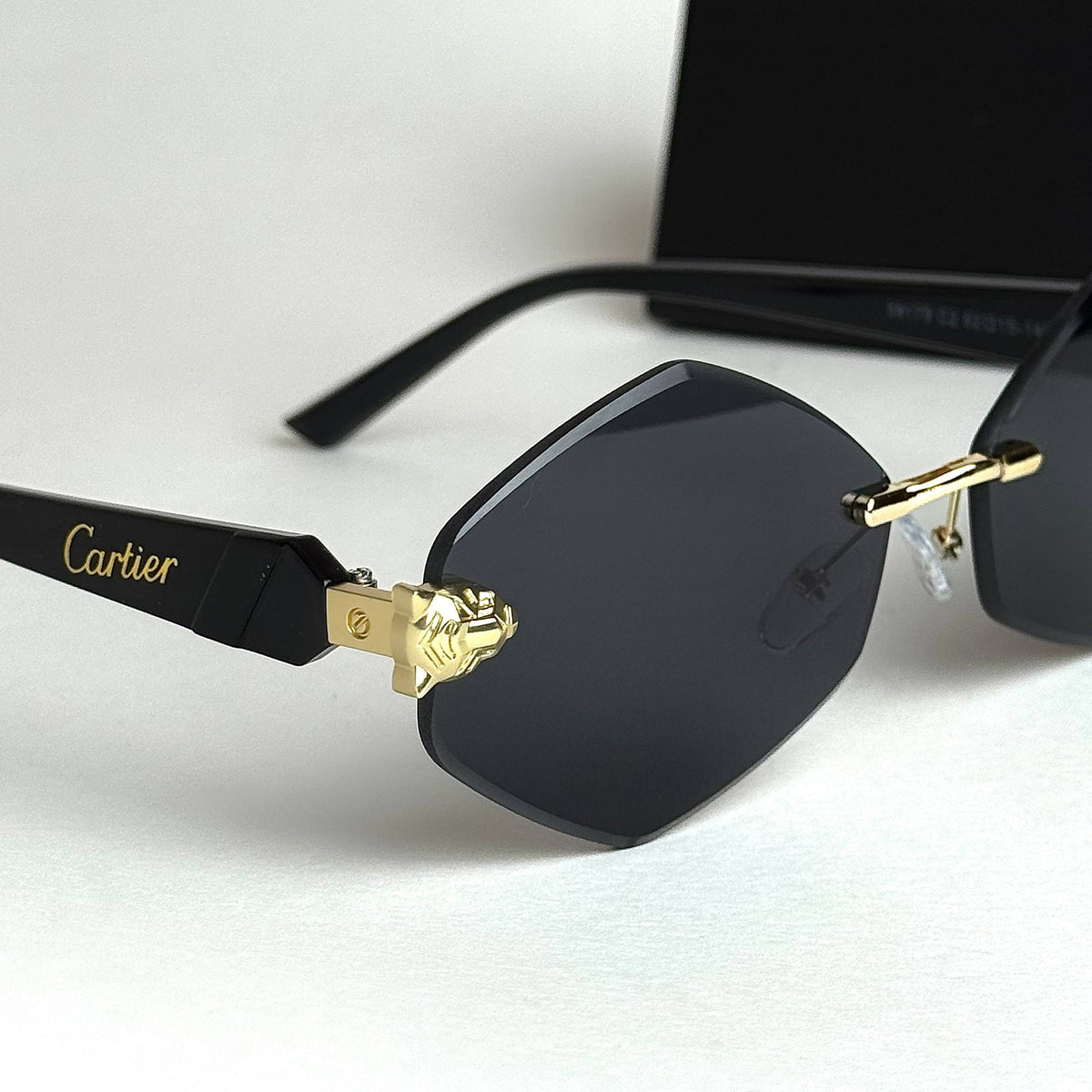 Cartier Rimless Prestige – Gold Black