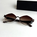 Cartier Rimless Prestige – Dark Brown Gradient