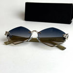 Cartier Rimless Prestige – Olive Blue Gradient