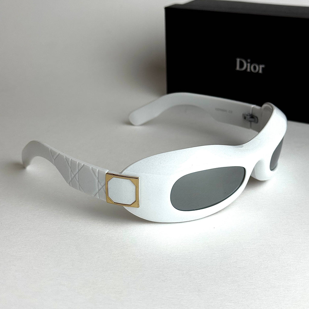 Dior Oblique Shield – White Mirror