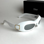 Dior Oblique Shield – White Mirror