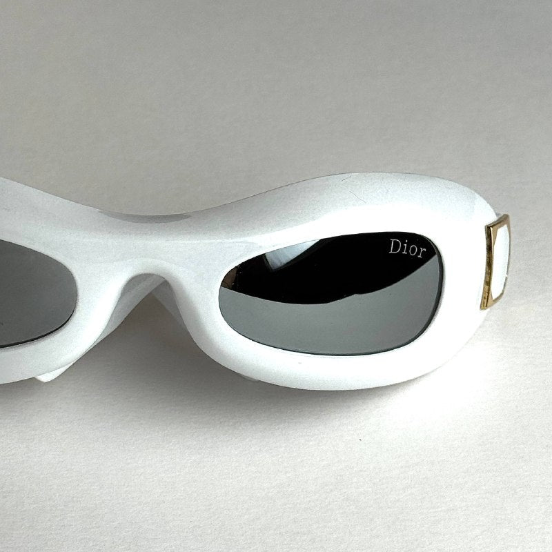 Dior Oblique Shield – White Mirror